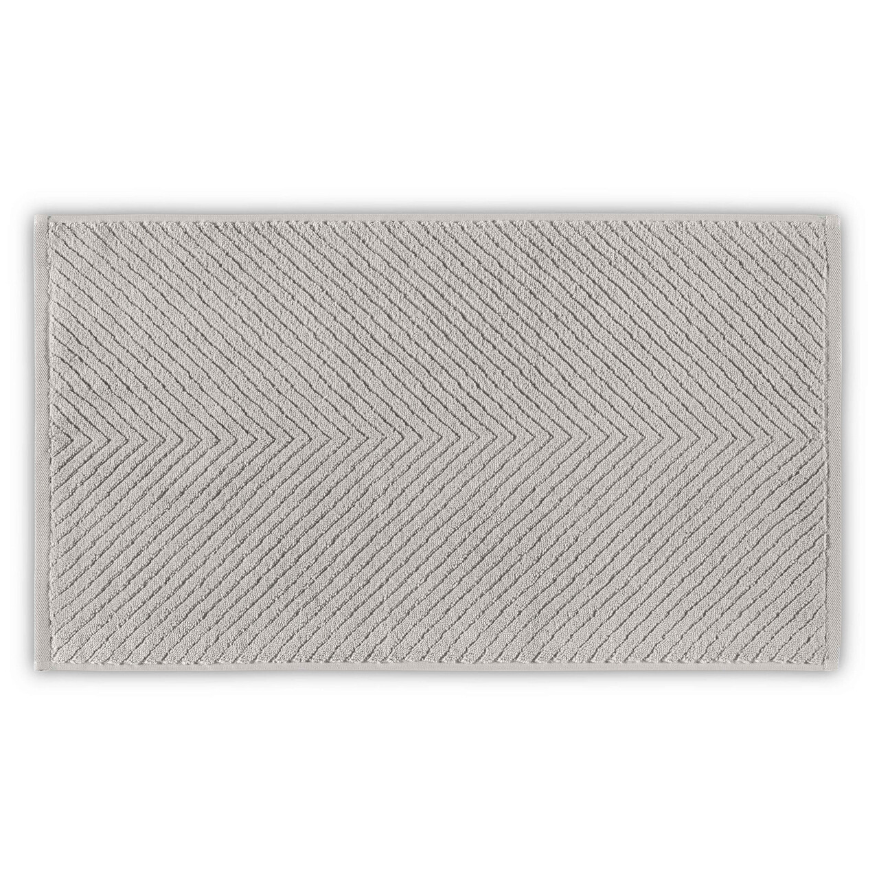 Prosop de baie, L'essentiel Maison, Chevron, Gri deschis - imagine 4